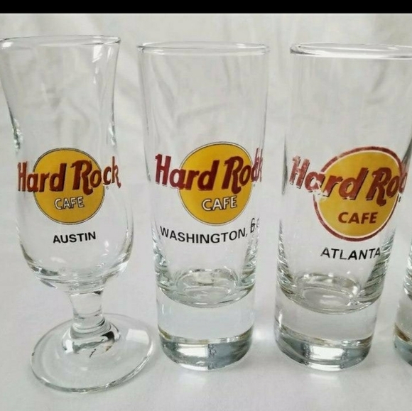 Hard Rock Cafe Shooter & Shot Glasses - Picture 2 of 5